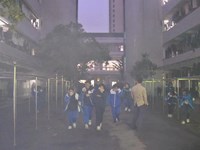 我校开展宿舍夜间应急逃生演练活动